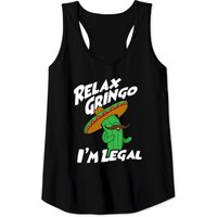 Mexican Tank Tops for Men - Black