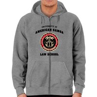 Hoodie zippé BCS de l'École de droit de l'Université des Samoa américaines — Sweats à capuche pour hommes