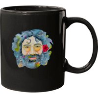 Jerry Garcia Ceramic Mug - Customizable and Dishwasher Safe