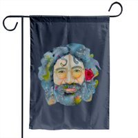 Jerry Garcia Garden Flags - Double-Sided Print