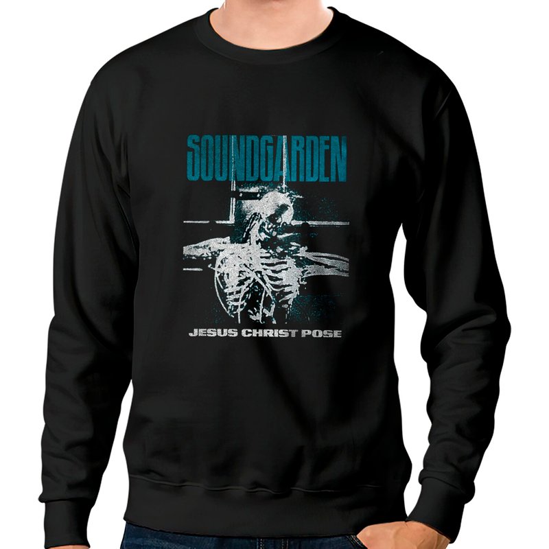 Sweatshirt Unisexe Soundgarden : Pose du Christ — Sweats à capuche pour hommes