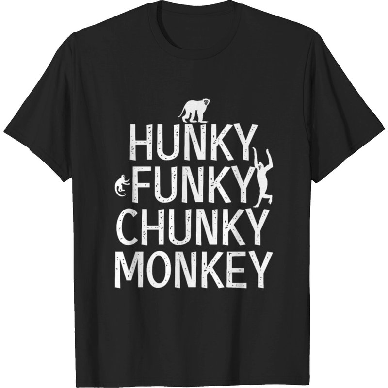 T-shirt Hunky Funky Chunky Monkey Lover pour hommes — T-shirts pour hommes