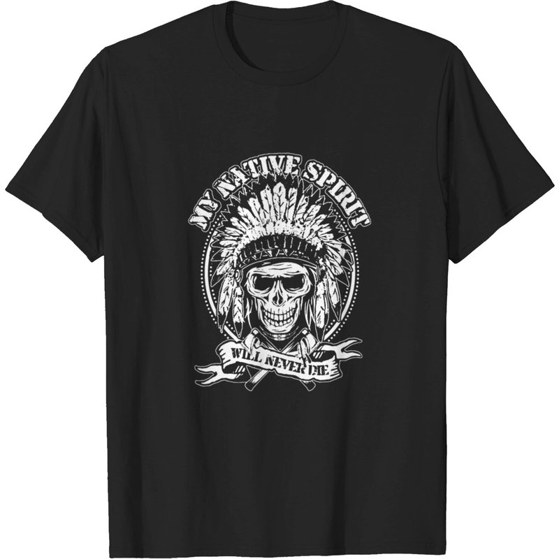 My Native Spirit Will Never Die Men's T-Shirt — Mens T Shirts