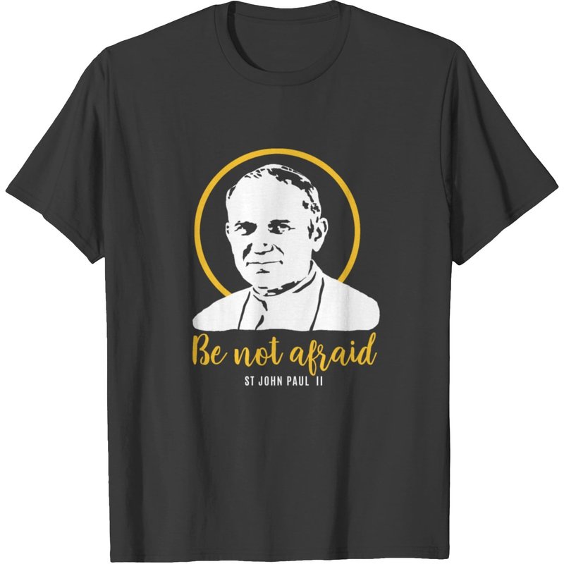 Saint John Paul II JP2 Catholic Pope T-Shirt for Men — Mens T Shirts