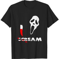 Scream Movie T-Shirt for Men in Black