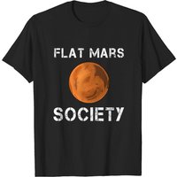 Flat Mars Society T-shirt for Men — Mens T Shirts