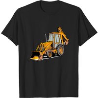 Backhoe Excavator Construction Operator T-Shirt for Men — Mens T Shirts