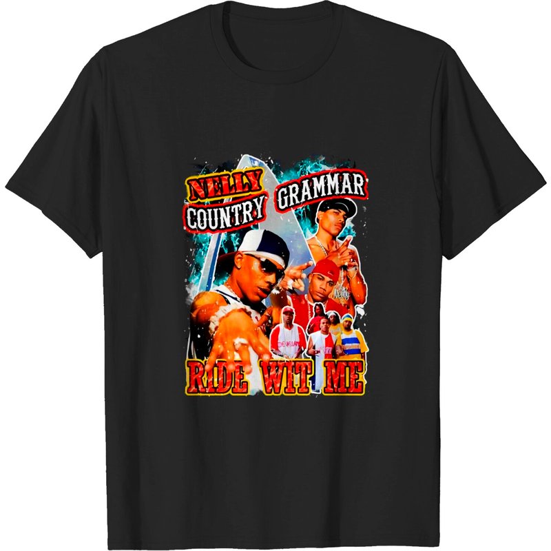 T-shirt Vintage Nelly Ride Wit Me pour Hommes