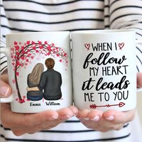 When I Follow My Heart It Leads Me To You Personalized Mug — Mugs & Tumblers