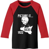 T-shirt de baseball pour hommes Sicily Picture It Sicily 1922 Golden Gift — T-shirts pour hommes