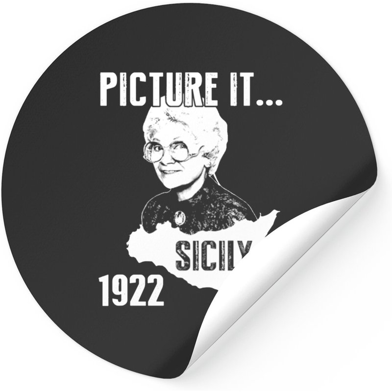 Autocollants Golden Gift Picture It Sicily 1922 — Autocollants et stickers
