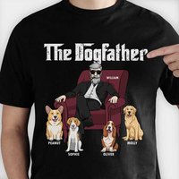 The Dog Father Personalized Unisex T-shirt for Dog Dads