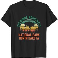 T-shirt pour hommes du parc national Theodore Roosevelt du Dakota du Nord — T-shirts pour hommes