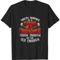 Future Firefighter T-Shirt for Men in Black