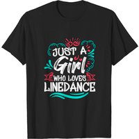 Line Dance Girl Linedancing T-shirt for Men — Mens T Shirts