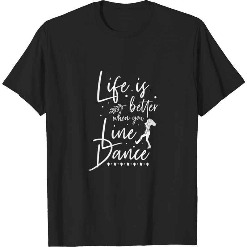 T-shirt Country Life Is Better Line Dance pour hommes — T-shirts pour hommes