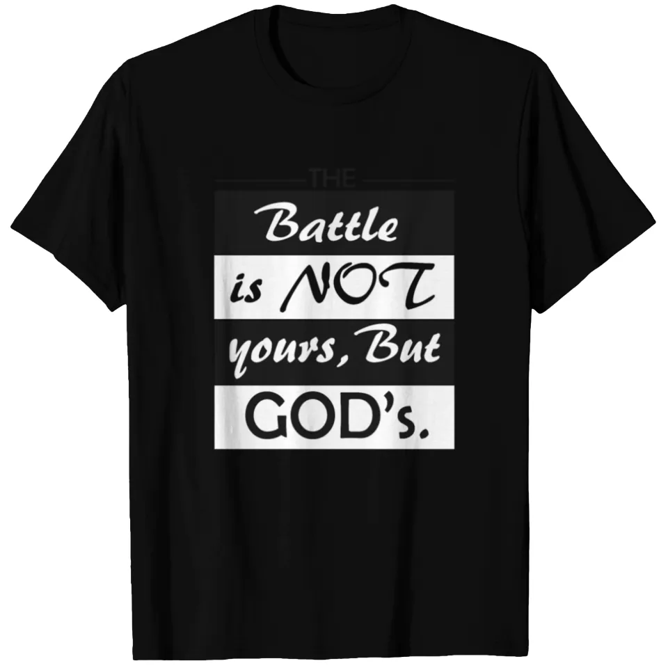T-shirt 2 Chronicles 20 15 pour hommes en noir — T-shirts pour hommes