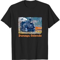 Durango Colorado Steam Train Long Sleeve T-Shirt for Men — Mens T Shirts