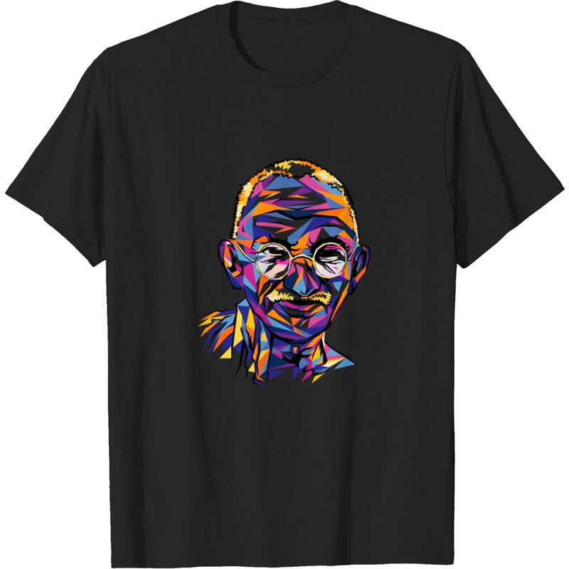 Legends Of The Fall Mahatma Gandhi T-shirt for Men Black — Mens T Shirts