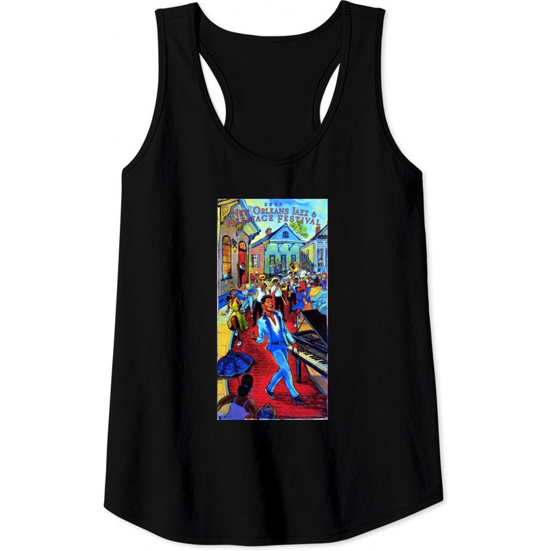 Jon Batiste Men's Tank Tops - Black — Mens T Shirts
