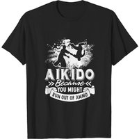 Aikido Tee Shirt for Men - Black T-Shirt — Mens T Shirts