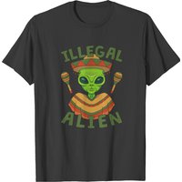 T-shirt pour hommes Cinco De Mayo Alien Illégal avec Sombrero — T-shirts pour hommes