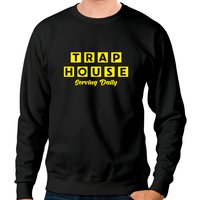 Sweatshirts Trap House Serving Daily pour Unisexe — Sweats à capuche pour hommes