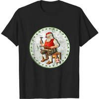 Santa's Workshop T-shirt for Men - Black — Mens T Shirts