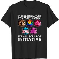 T-shirt We All Roll For Initiative Equal pour hommes — T-shirts pour hommes