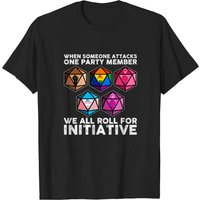 We All Roll For Initiative Equal T-Shirt for Men — Mens T Shirts