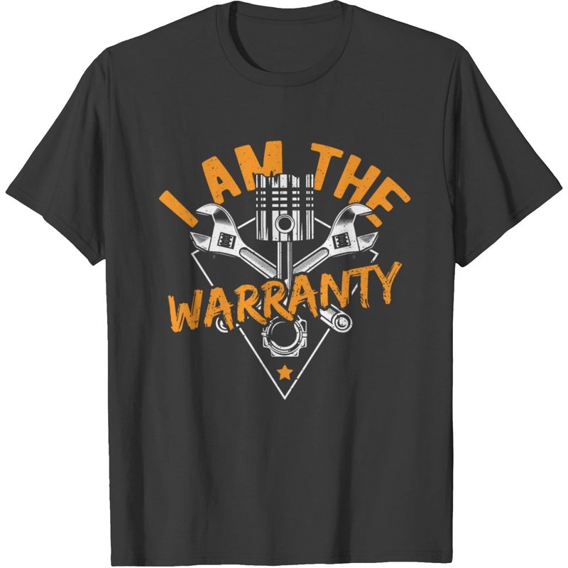 T-shirt Mécanicien I Am The Warranty pour Hommes — T-shirts pour hommes