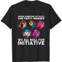 We All Roll For Initiative Equal T-shirt for Men