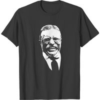 T-shirt avec Teddy Roosevelt souriant pour hommes — T-shirts pour hommes
