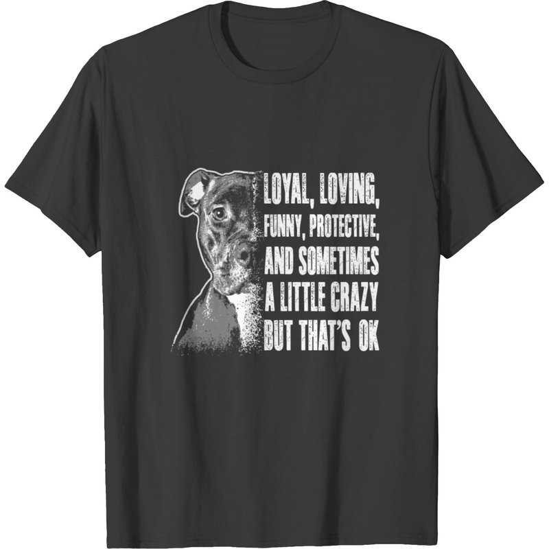 T-shirt pour hommes du Refuge Pitbull en noir — T-shirts pour hommes