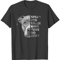 Pitbull Rescue T-Shirt for Men in Black