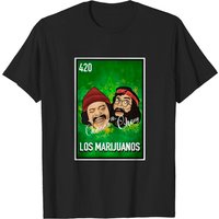 Los Marijuanos Loteria Card Cheech And Chong Men's T-Shirt