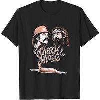 T-shirt Noir Cheech And Chong pour Hommes — T-shirts pour hommes