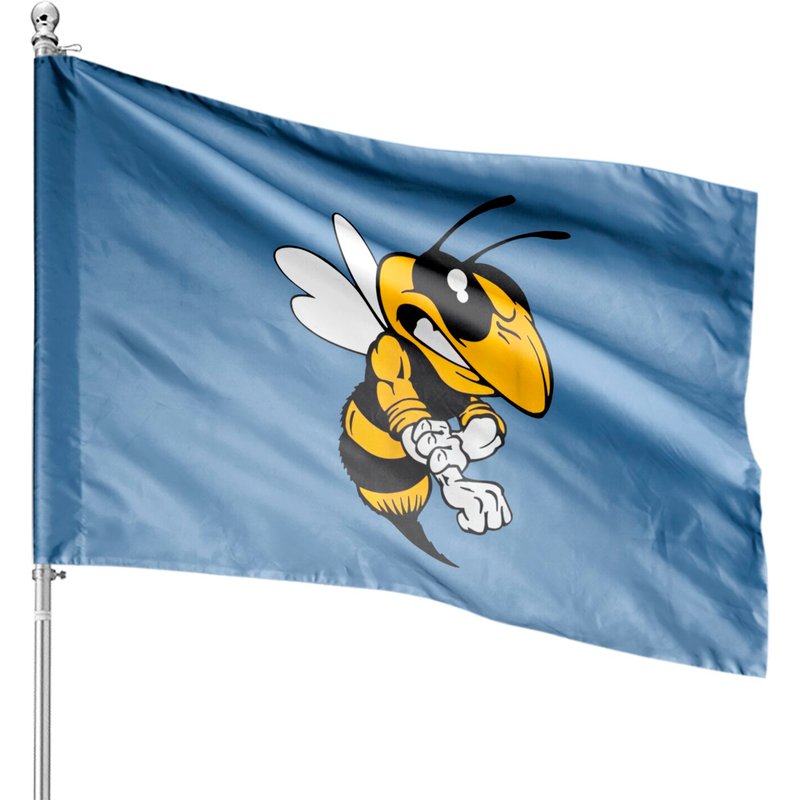 Salt Lake Bees House Flags - Double-Sided Print — Decorative Flags