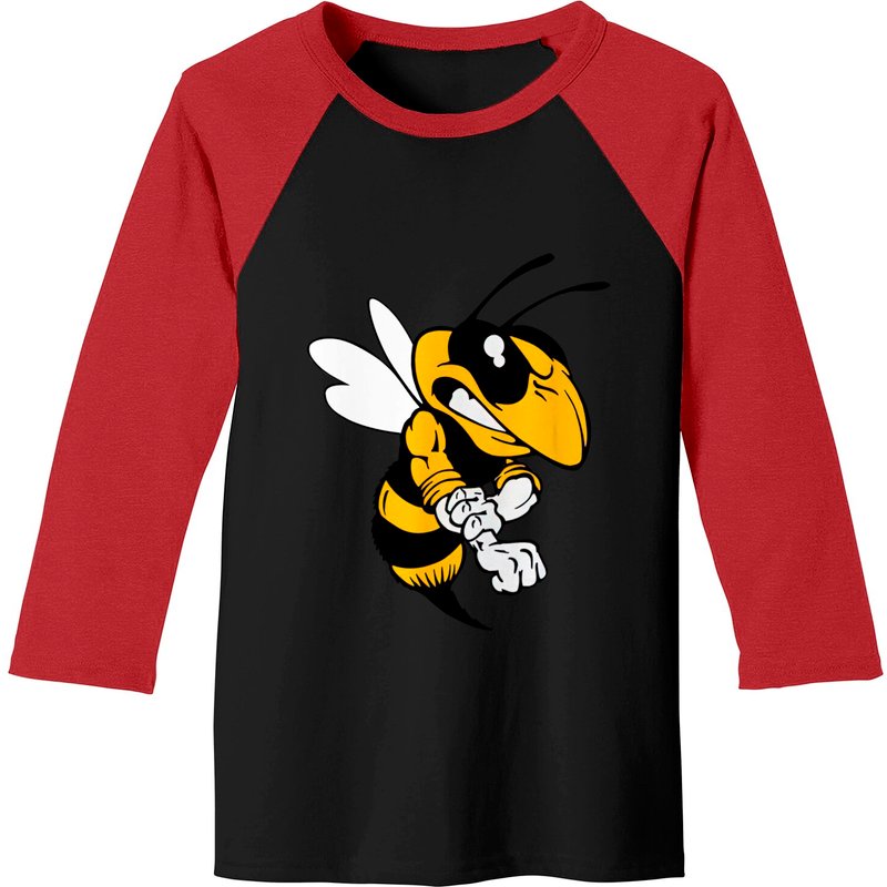 T-shirts de baseball pour hommes Salt Lake Bees - Noir/Rouge — T-shirts pour hommes