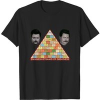 T-shirt classique Swanson Pyramid Of Greatness pour hommes — T-shirts pour hommes