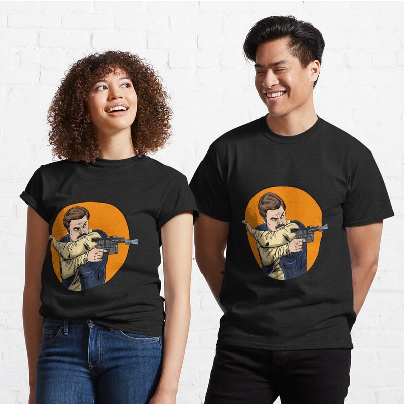 T-shirt Ron Swanson Solo Classique pour hommes — T-shirts pour hommes
