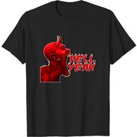 Hell Yeah Satan - Goth Devil T-Shirt for Men