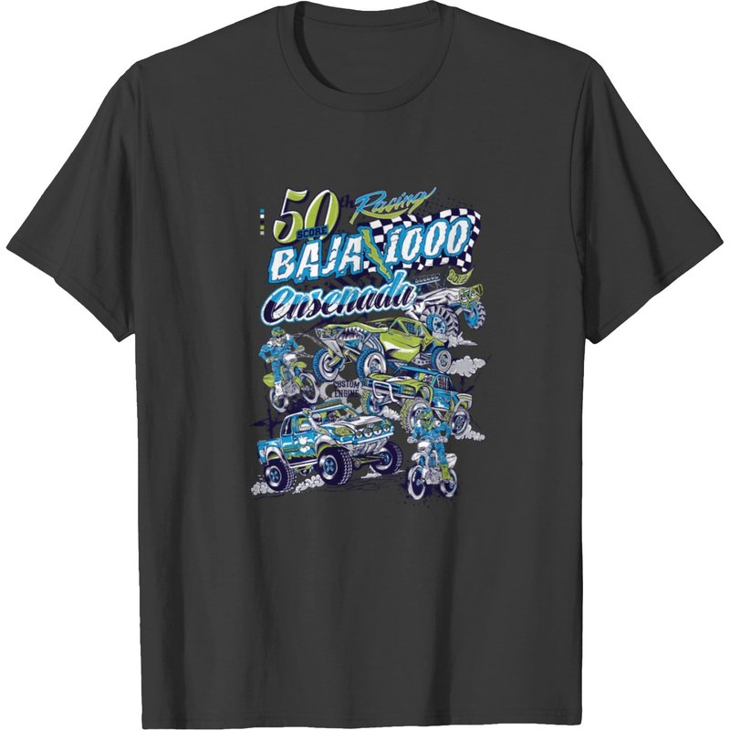 T-shirt Racing Triple X Off Road Baja 1000 Race Ensenada pour Hommes — T-shirts pour hommes