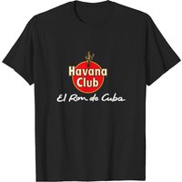 Havana Club Label T-shirt for Men in Black