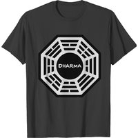 T-shirt pour hommes Dharma Initiative en noir — T-shirts pour hommes