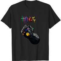 T-shirt Thanos Hand pour hommes - Noir