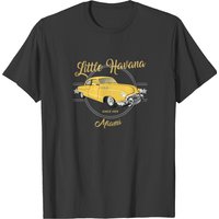 T-shirt Cuba Little Havana Miami Voiture Cubaine pour Hommes