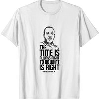 Le Temps Est Toujours Bon Pour Faire Ce Qui Est Juste T-shirt Pour Hommes — T-shirts pour hommes