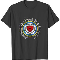 Martin Luther Rose 1517 Lutheran Confirmation T-Shirt for Men