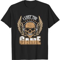 Gaming I Lost The Game T-Shirt for Men in Black